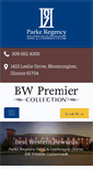Mobile Screenshot of parkeregency.com