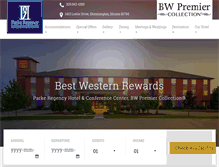 Tablet Screenshot of parkeregency.com